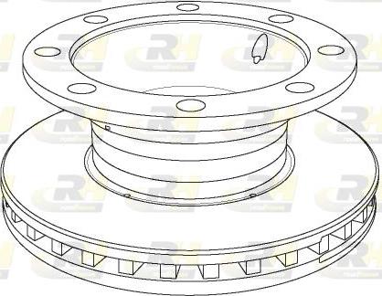 Roadhouse NSX1106.20 - Гальмівний диск autocars.com.ua