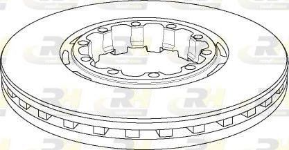 Roadhouse NSX1153.20 - Гальмівний диск autocars.com.ua