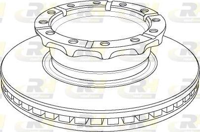 Roadhouse NSX1158.20 - Гальмівний диск autocars.com.ua