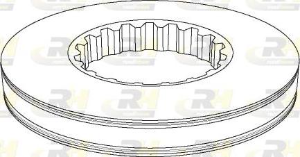 Roadhouse NSX1161.10 - Гальмівний диск autocars.com.ua