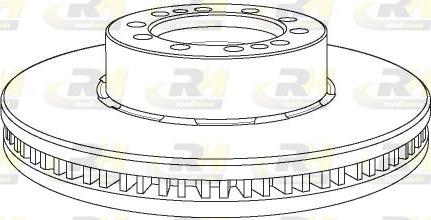 Beral BCR242A - Гальмівний диск autocars.com.ua