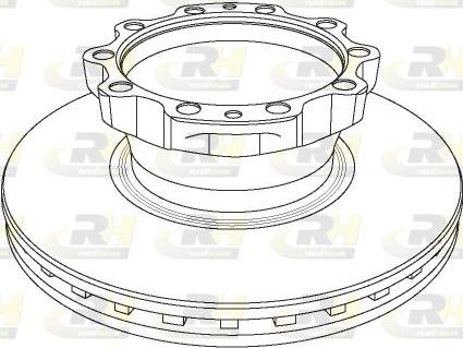 Roadhouse NSX1174.20 - Гальмівний диск autocars.com.ua