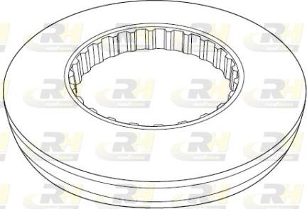 Roadhouse NSX1177.10 - Гальмівний диск autocars.com.ua