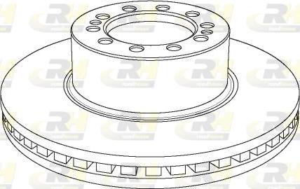 Roadhouse NSX1178.20 - Гальмівний диск autocars.com.ua