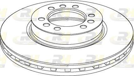 Roadhouse NSX1180.20 - Гальмівний диск autocars.com.ua