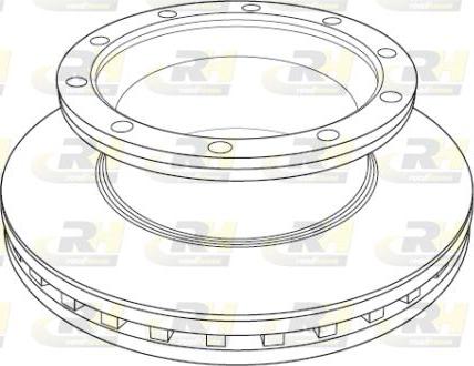 Roadhouse NSX1189.20 - Гальмівний диск autocars.com.ua