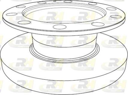 Roadhouse NSX1192.10 - Гальмівний диск autocars.com.ua