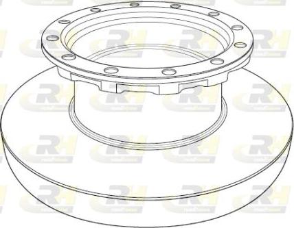 Roadhouse NSX1196.10 - Гальмівний диск autocars.com.ua