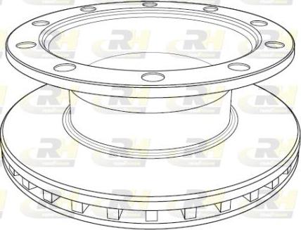 Roadhouse NSX1199.20 - Тормозной диск avtokuzovplus.com.ua