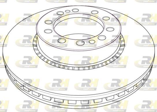 Roadhouse NSX1208.20 - Тормозной диск avtokuzovplus.com.ua