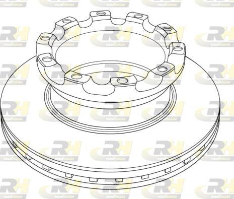 Roadhouse NSX1225.20 - Гальмівний диск autocars.com.ua