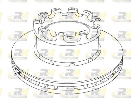 Roadhouse NSX1226.20 - Гальмівний диск autocars.com.ua