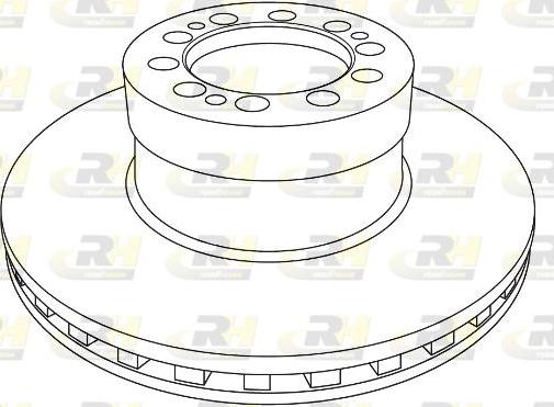 Roadhouse NSX1233.20 - Гальмівний диск autocars.com.ua