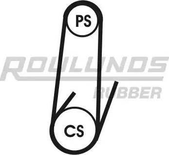 Roulunds Rubber 4K1022T1 - Поликлиновый ременный комплект autodnr.net