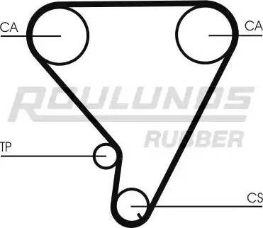 Roulunds Rubber RR1103 - Ремінь ГРМ autocars.com.ua