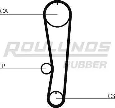 Roulunds Rubber RR1195K1 - Комплект ременя ГРМ autocars.com.ua