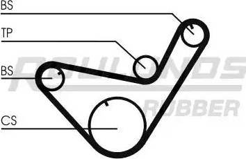 Roulunds Rubber RR1316K1 - Комплект ременя ГРМ autocars.com.ua