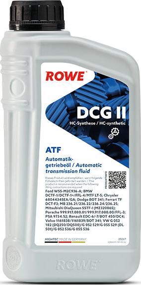 ROWE 25067-0010-99 - Масло, трансмиссия с двойным сцеплением (DSG) autodnr.net