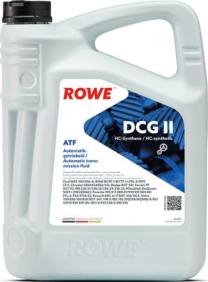 ROWE 25067-0050-99 - Масло, трансмиссия с двойным сцеплением (DSG) autodnr.net