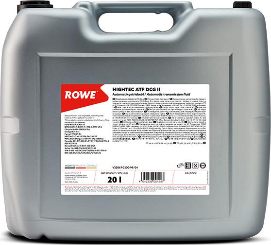 ROWE 25067-0200-99 - Масло, трансмиссия с двойным сцеплением (DSG) autodnr.net