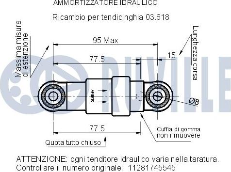 Ruville 540777 - Амортизатор, поліклиновий ремінь autocars.com.ua