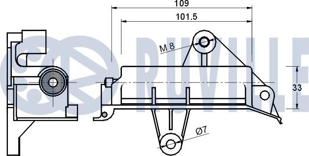 Ruville 541092 - Успокоитель, зубчастий ремінь autocars.com.ua