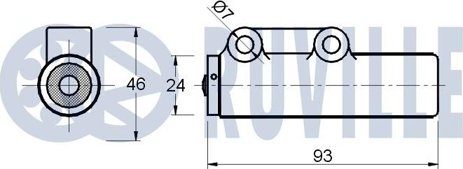 Ruville 541173 - Успокоитель, зубчатый ремень avtokuzovplus.com.ua