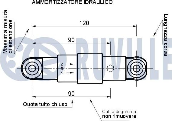 Ruville 541289 - Амортизатор, поліклиновий ремінь autocars.com.ua