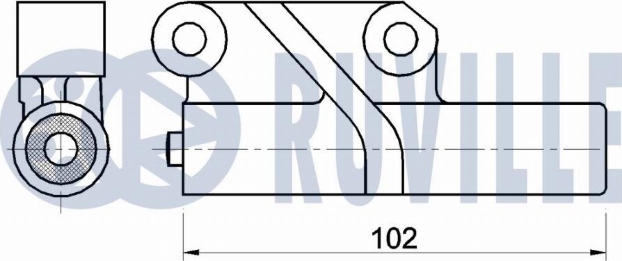 Ruville 541573 - Успокоитель, зубчастий ремінь autocars.com.ua