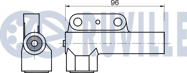 Ruville 541575 - Успокоитель, зубчастий ремінь autocars.com.ua