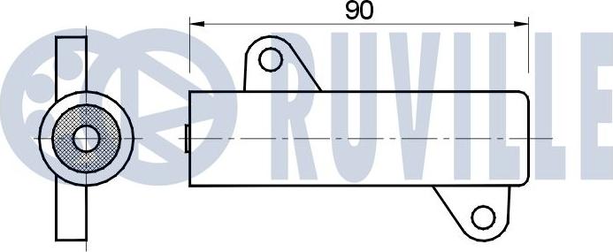 Ruville 541589 - Успокоитель, зубчастий ремінь autocars.com.ua