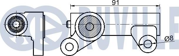 Ruville 542041 - Успокоитель, зубчастий ремінь autocars.com.ua