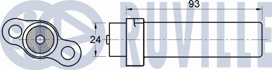 Ruville 542292 - Успокоитель, зубчастий ремінь autocars.com.ua