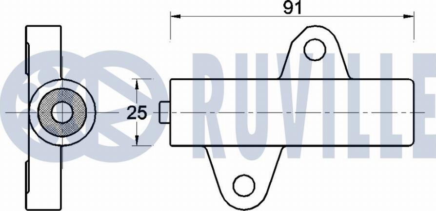 Ruville 542628 - Успокоитель, зубчастий ремінь autocars.com.ua