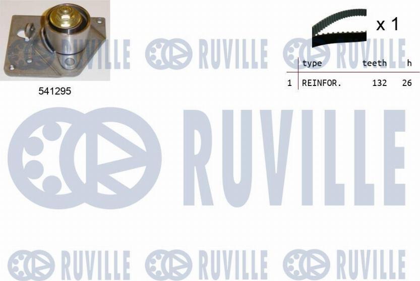Ruville 550113 - Комплект ремня ГРМ autodnr.net