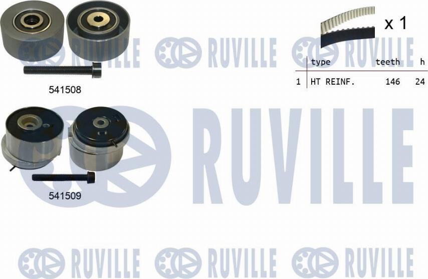 Ruville 550320 - Комплект ремня ГРМ autodnr.net