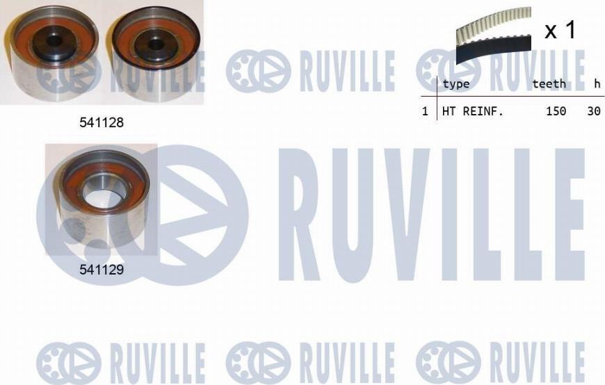 Ruville 550468 - Комплект ремня ГРМ autodnr.net