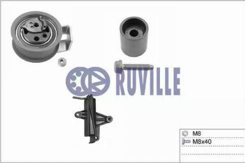 Ruville 5549453 - Комплект роликів, зубчастий ремінь autocars.com.ua