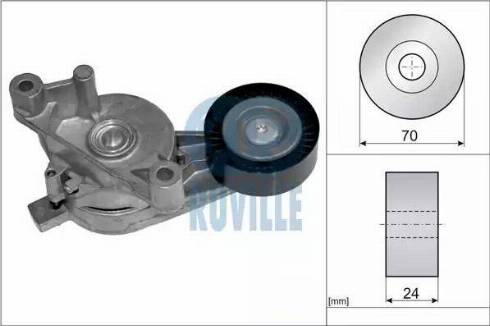 Ruville 55777 - Натяжитель, поликлиновый ремень avtokuzovplus.com.ua