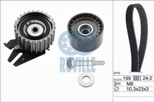 Ruville 5589871 - Комплект ременя ГРМ autocars.com.ua