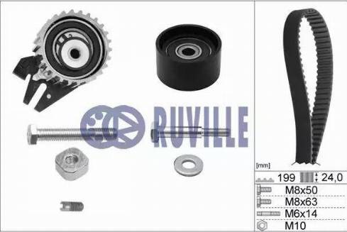 Ruville 5603671 - Комплект ремня ГРМ autodnr.net