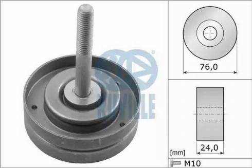 Ruville 56317 - Направляющий ролик, поликлиновый ремень avtokuzovplus.com.ua