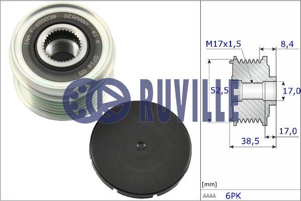 Ruville 56840 - Водяной насос autodnr.net