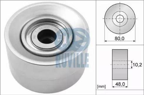 Ruville 58850 - Направляющий ролик, поликлиновый ремень avtokuzovplus.com.ua