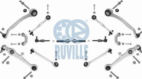 Ruville 935707S - Подвеска колеса, комплект autodnr.net