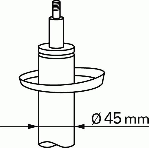 SACHS 100 572 - Амортизатор avtokuzovplus.com.ua