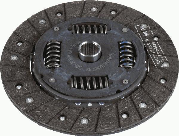 SACHS 1 862 265 031 - Диск зчеплення autocars.com.ua