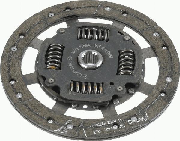 SACHS 1 862 509 031 - Диск зчеплення autocars.com.ua