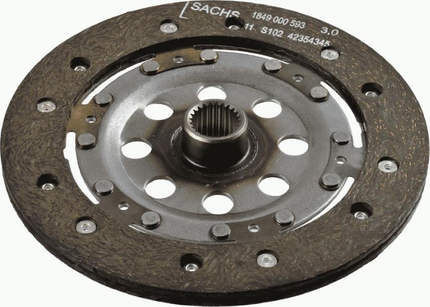 SACHS 1 864 000 274 - Диск зчеплення autocars.com.ua