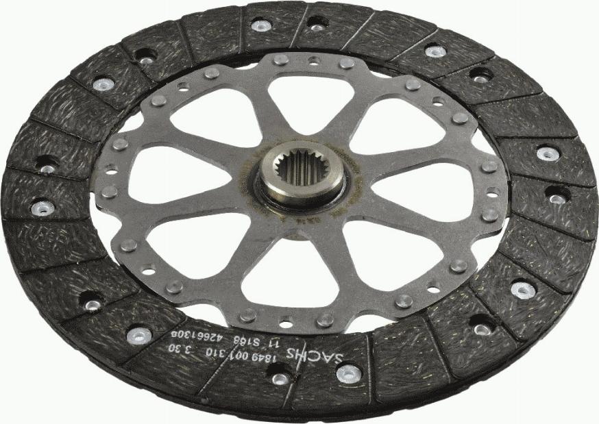 SACHS 1 864 506 031 - Диск сцепления Volvo 850 2.4 AWD 96  Volvo 940945-944 2.0-2.3 90-98  Volvo 960  2.5-2.9 94-98 autodnr.net